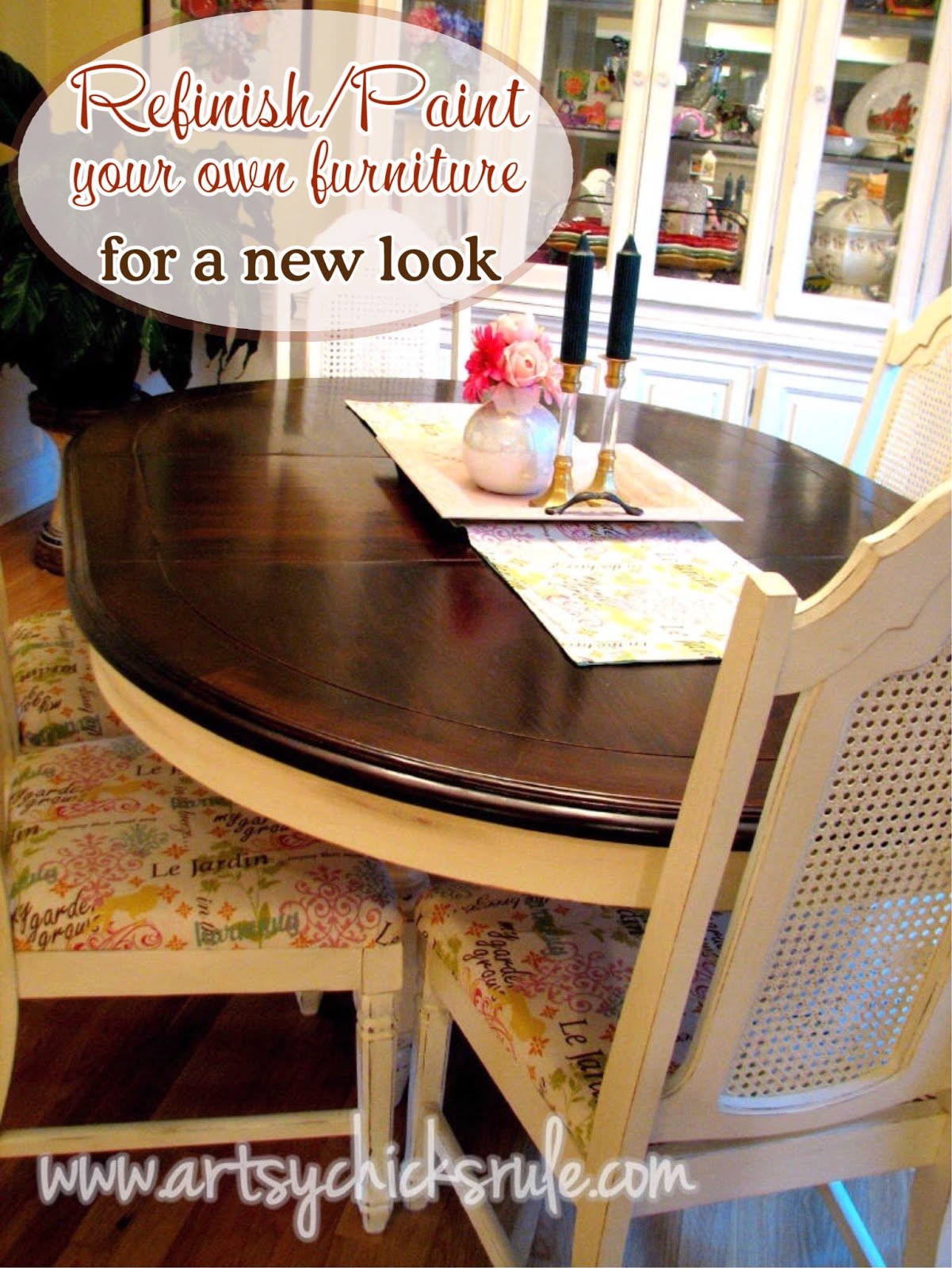 China Cabinet And Dining Table Re New Artsy Chicks Rule