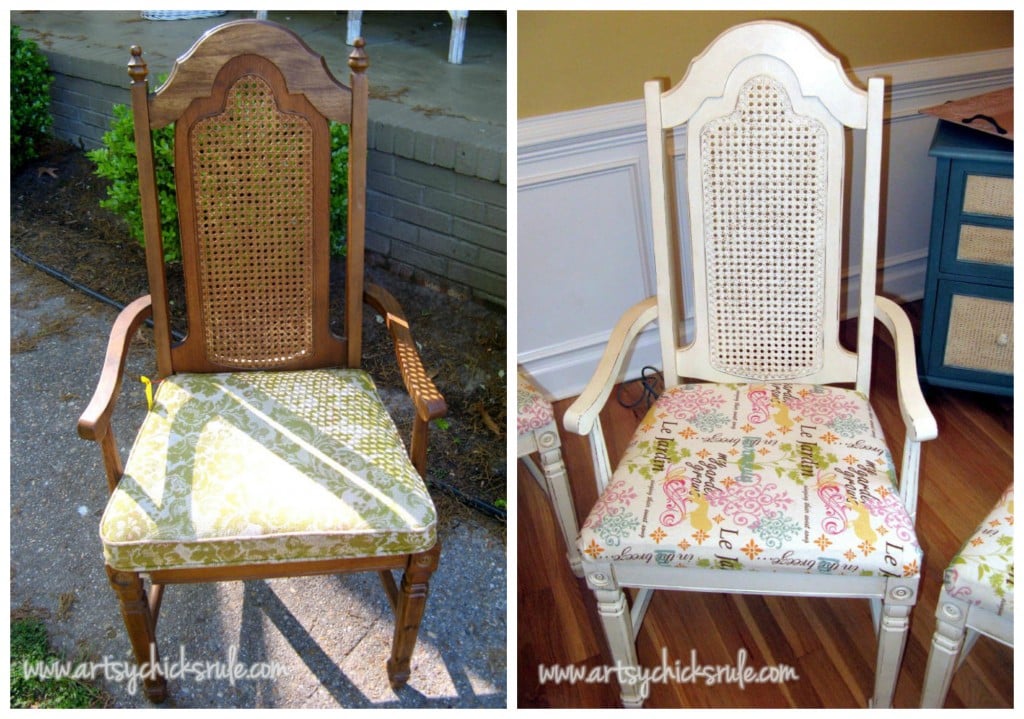 Dining Chairs Before And After