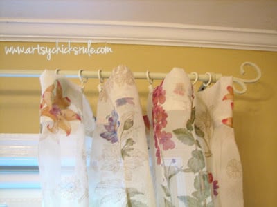 No-Sew Curtains-artsychicksrule.com