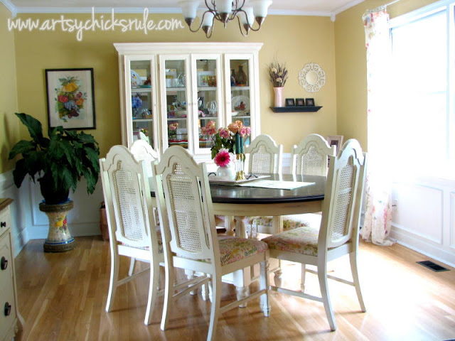 Dining Room Re-Invented - artsychicksrule.com