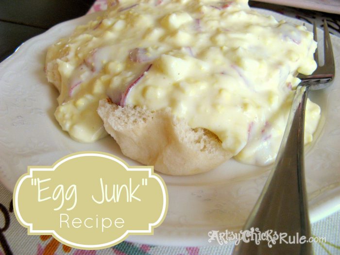 “Egg Junk”, But It’s Not…. It’s Good Stuff.