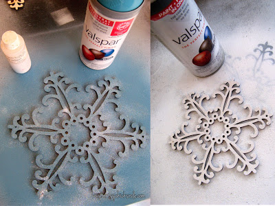 Easy, DIY Snowflake Wall Hanging - artsychicksrule.com