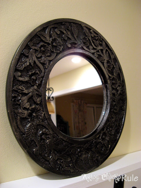 Simple, Inexpensive & Easy DIY Beaded Mirrors-Artsy Chicks Rule