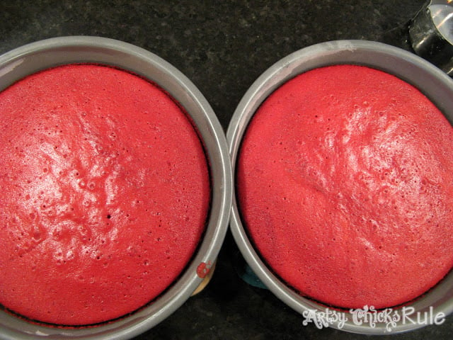 The REAL Red Velvet Cake Recipe (the secrets in the frosting!) artsychicksrule.com #redvelvet #redvelvetcake