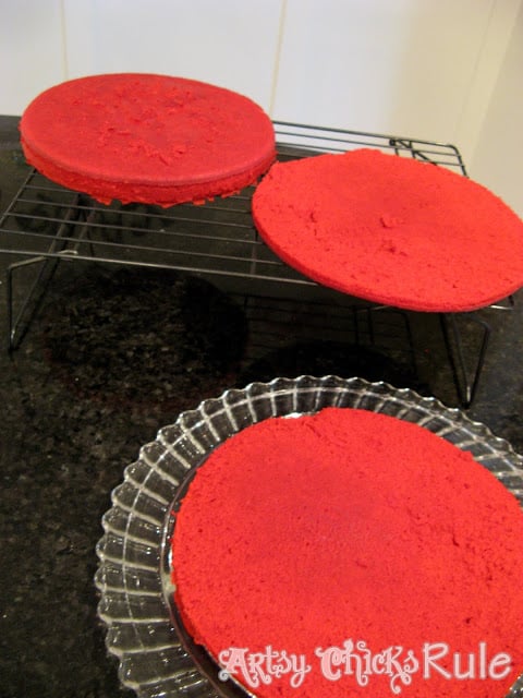 The REAL Red Velvet Cake Recipe (the secrets in the frosting!) artsychicksrule.com #redvelvet #redvelvetcake
