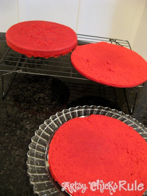 The REAL Red Velvet Cake Recipe (the secrets in the frosting!) artsychicksrule.com #redvelvet #redvelvetcake