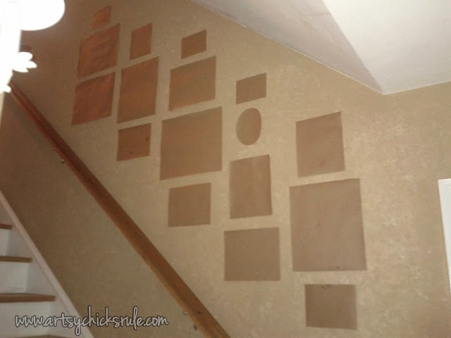 Wall Templates for Thrifty Gallery Wall: Artsy Chicks Rule