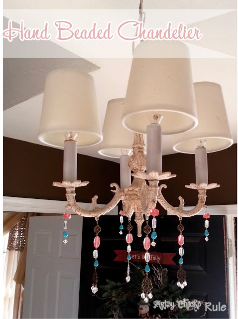 Hand Beaded Chandelier - artsychicksrule.com