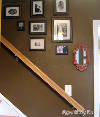 Finished Thrifty Gallery Wall: Artsy Chicks Rule