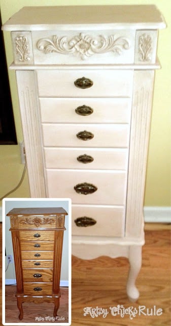 A Collection of Before & After Furniture Pieces!! artsychicksrule.com #chalkpaintedfurniture #paintedfurniture #chalkpaint# anniesloanchalkpaint #beforeandafterfurniture #furniturewithchalkpaint