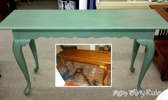 A Collection of Before & After Furniture Pieces!! artsychicksrule.com #chalkpaintedfurniture #paintedfurniture #chalkpaint# anniesloanchalkpaint #beforeandafterfurniture #furniturewithchalkpaint