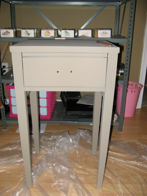 Coco Chalk Paint Antique Side Table / Artsy Chicks Rule