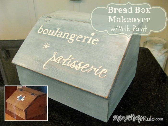 Bread Box Makeover (Miss Mustard Seed Milk Paint)
