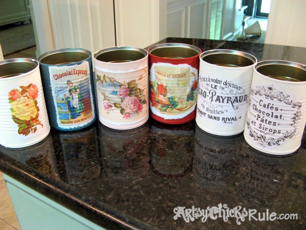 Simple TIN CAN crafts you can do!! artsychicksrule.com #diygiftideas #kidsprojects #tincan #tincancrafts #mothersdaygifts