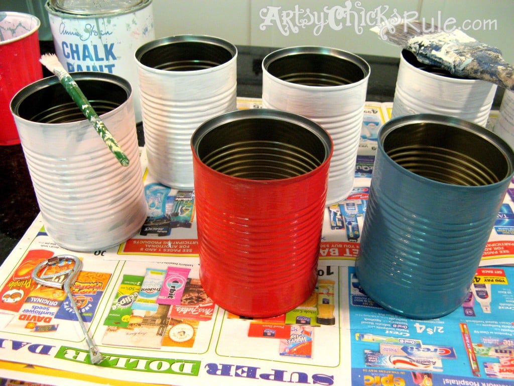 Simple TIN CAN crafts you can do!! artsychicksrule.com #diygiftideas #kidsprojects #tincan #tincancrafts #mothersdaygifts