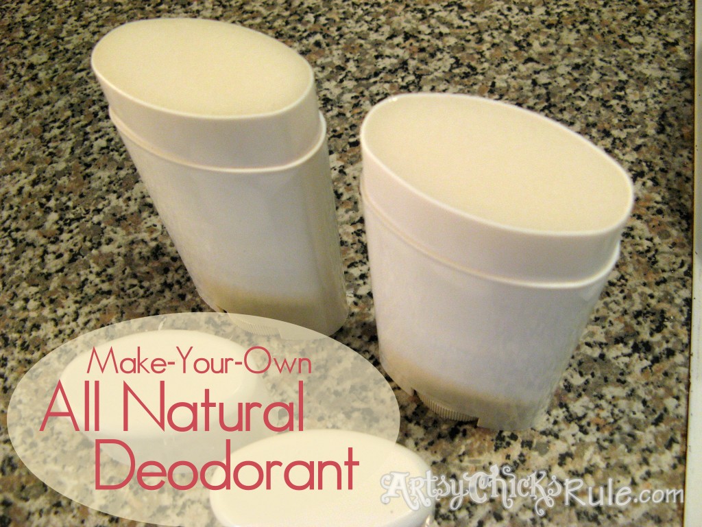 All Natural Deodorant Recipe & Tutorial - artsychicksrule.com #allnaturaldeodorant