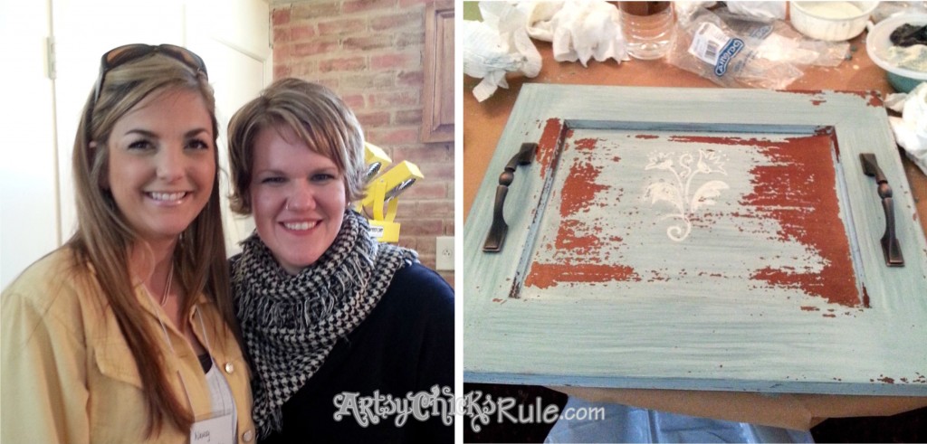 Bread Box Makeover Before-After Tutorial / Miss Mustard Seed Milk Paint artsychicksrule.com #breadboxmakeover #breadbox #milkpaint #frenchgraphics