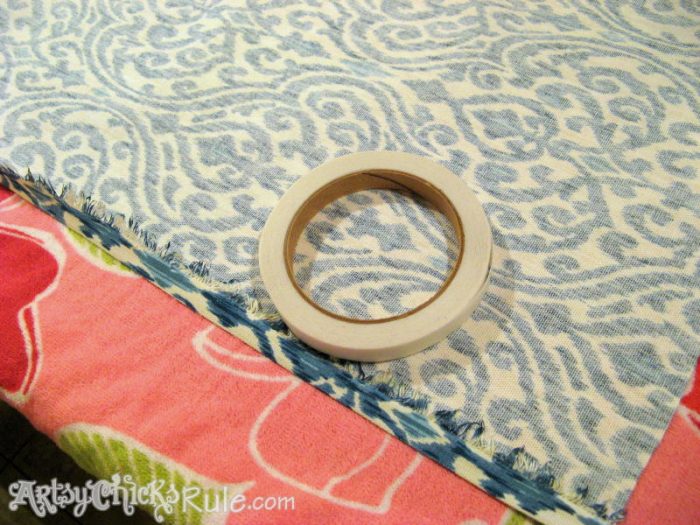 No Sew Curtain Panels - Inexpensive and Easy - artsychicksrule.com #nosew #nosewcurtains #diycurtains