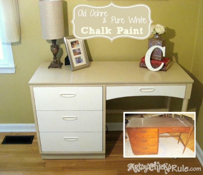 A Collection of Before & After Furniture Pieces!! artsychicksrule.com #chalkpaintedfurniture #paintedfurniture #chalkpaint# anniesloanchalkpaint #beforeandafterfurniture #furniturewithchalkpaint