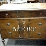 Old Dresser Turned COFFEE BAR BEFORE artsychicksrule