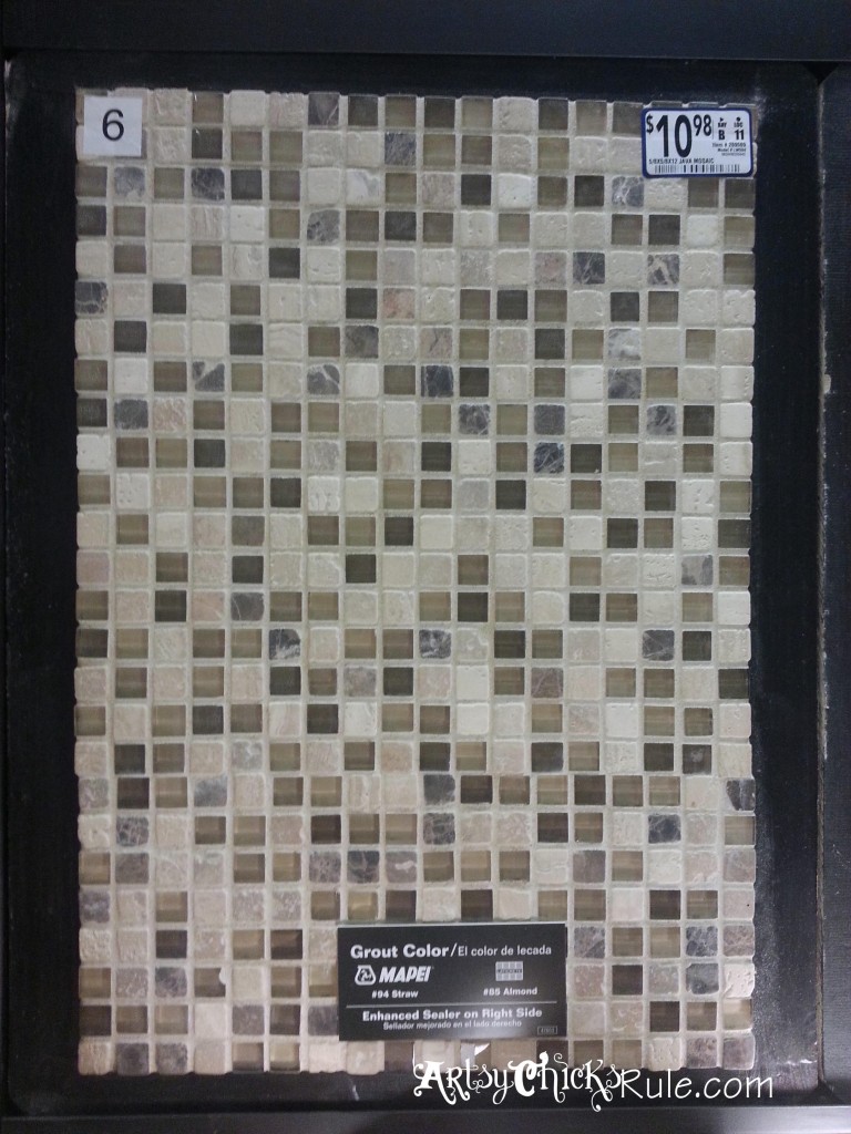 Kitchen Tile Backsplash - Tile Example- artsychicksrule.com #backsplash #tile #diy