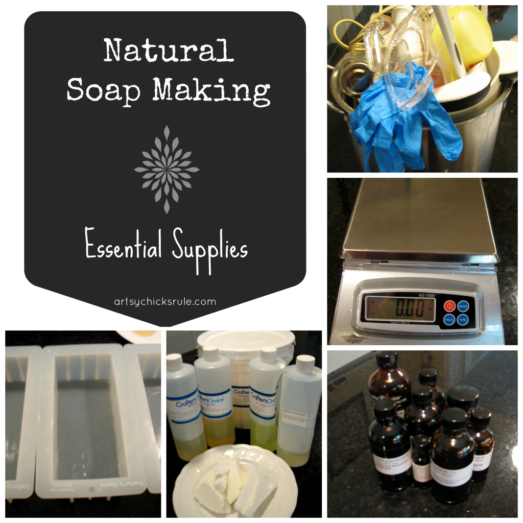 Soap Making Kit - Cold Process with Essential Oils and Botanical