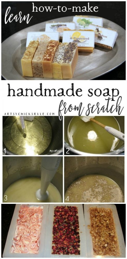 Natural Layered Cold Process Soap Making