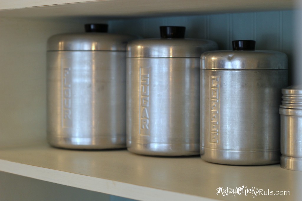 Baker's Hutch - Retro Canisters - Annie Sloan Chalk Paint