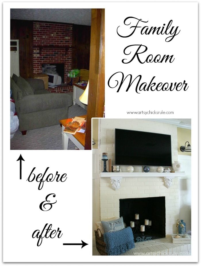 Black Friday TV, Not This Time (a Family Room Makeover)