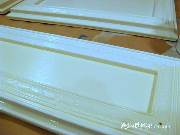 Kitchen Cabinet Makeover with Chalk Paint artsychicksrule.com #kitchencabinetmakeover #chalkpaint