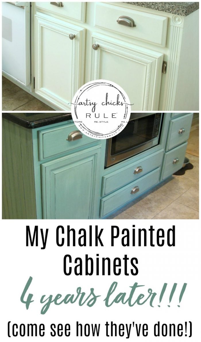 My Chalk Painted Cabinets 4 Years