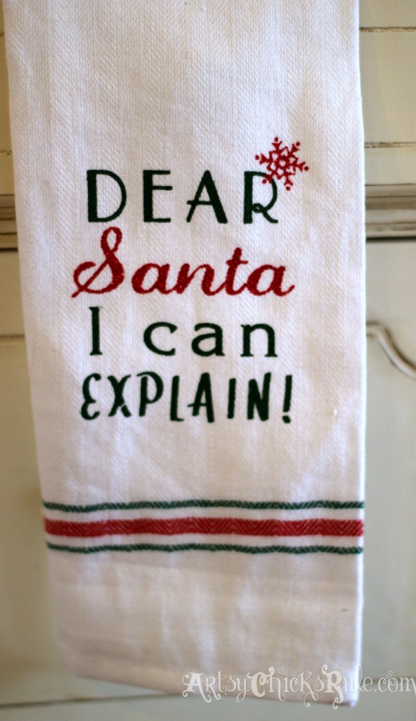 Dear Santa I Can Explain - Holiday Home Tour