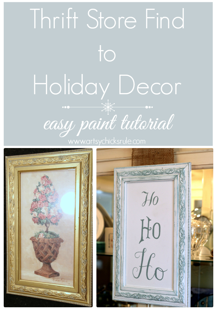 Ho, Ho, Ho {thrifty find to holiday decor}