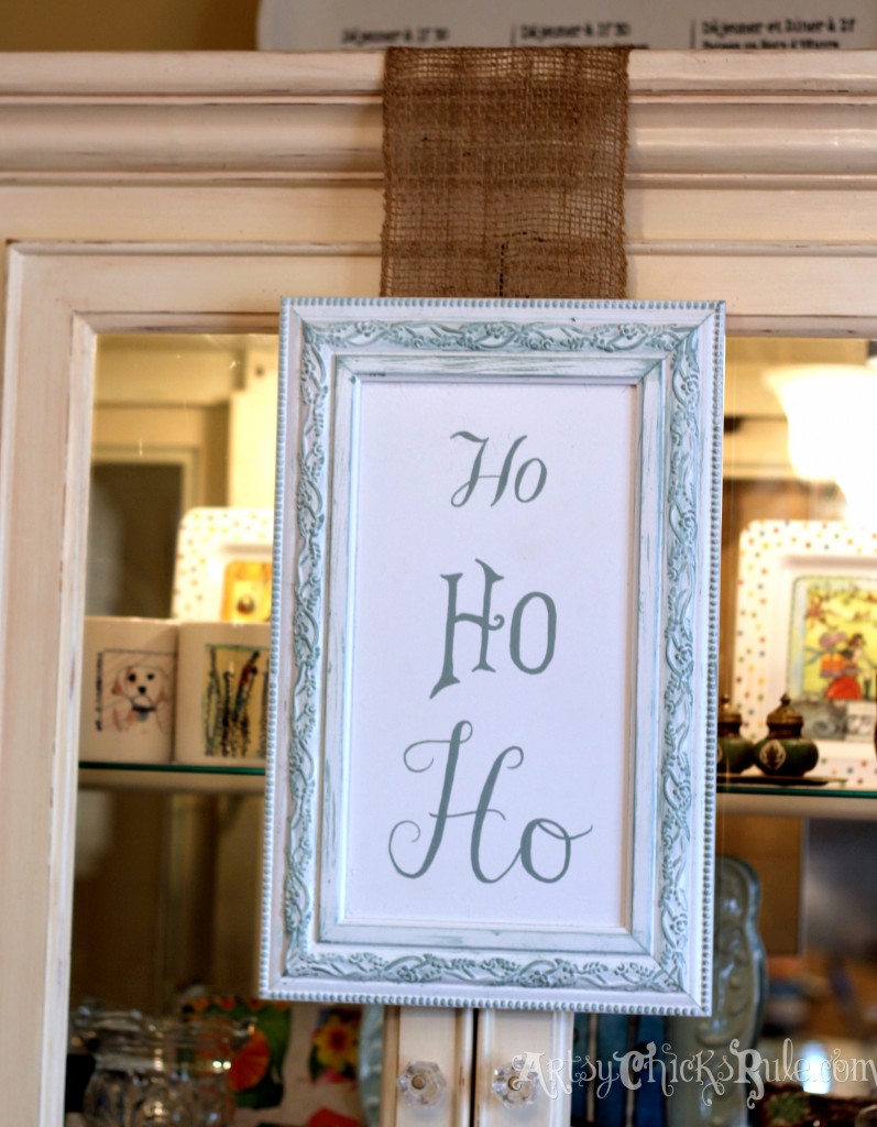 Ho Ho Ho DIY Sign