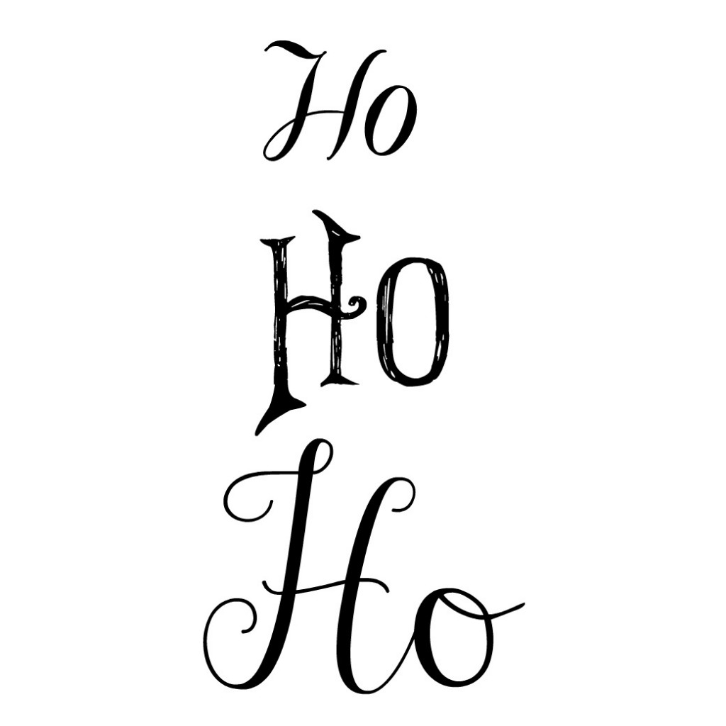 Ho Ho Ho Printable