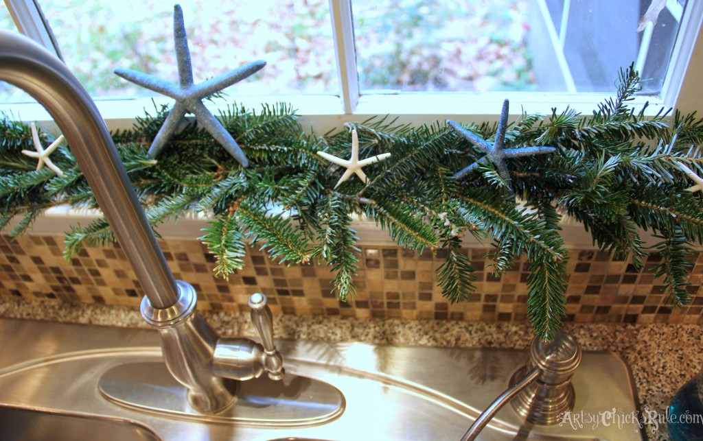 Natural garland - Starfish - Holiday Home Tour