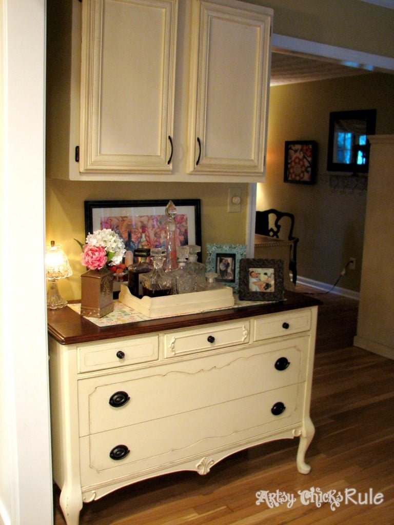 Antique Dresser where it used to sit