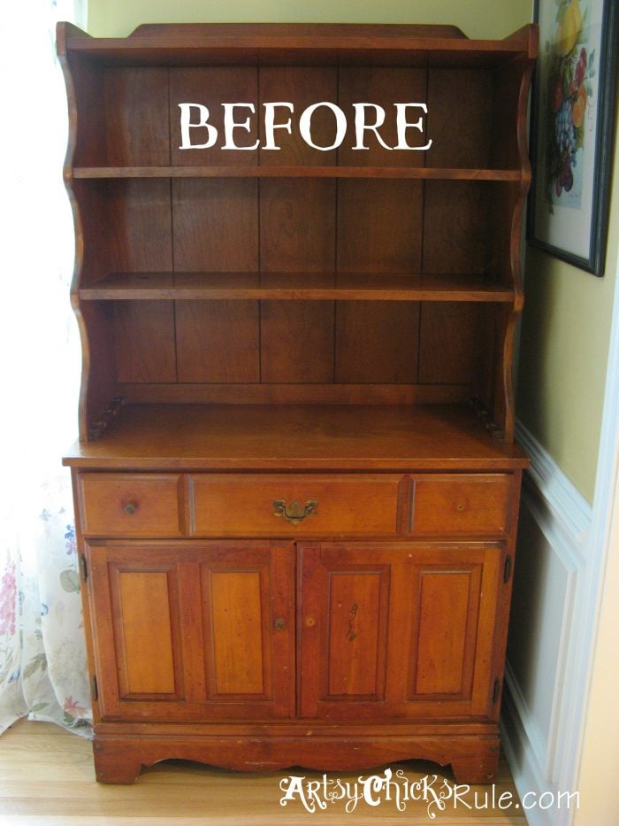 1970’s Hutch -to- Bakers Hutch (Annie Sloan Chalk Paint)