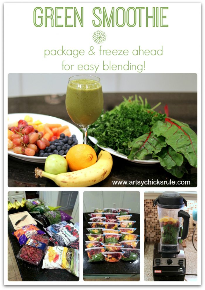 Green Smoothies Recipes and a TIP! artsychicksrule.com #greensmoothies #greensmoothiesrecipes #greensmoothierecipes #healthyrecipes #vitamixrecipes
