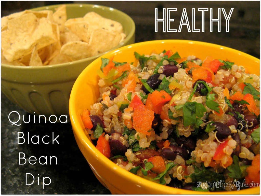 Healthy Quinoa Black Bean Dip