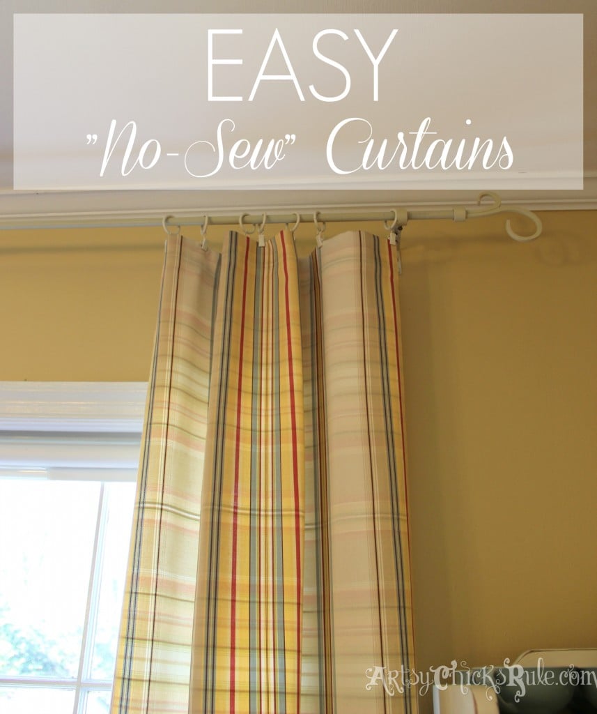 No Sew Curtain Panels