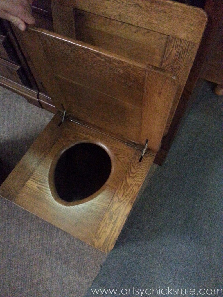 Antique toilet