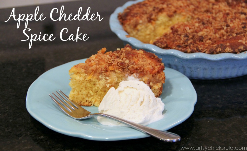 Dollar Store Dessert Challenge - Apple Chedder Spice Cake 1