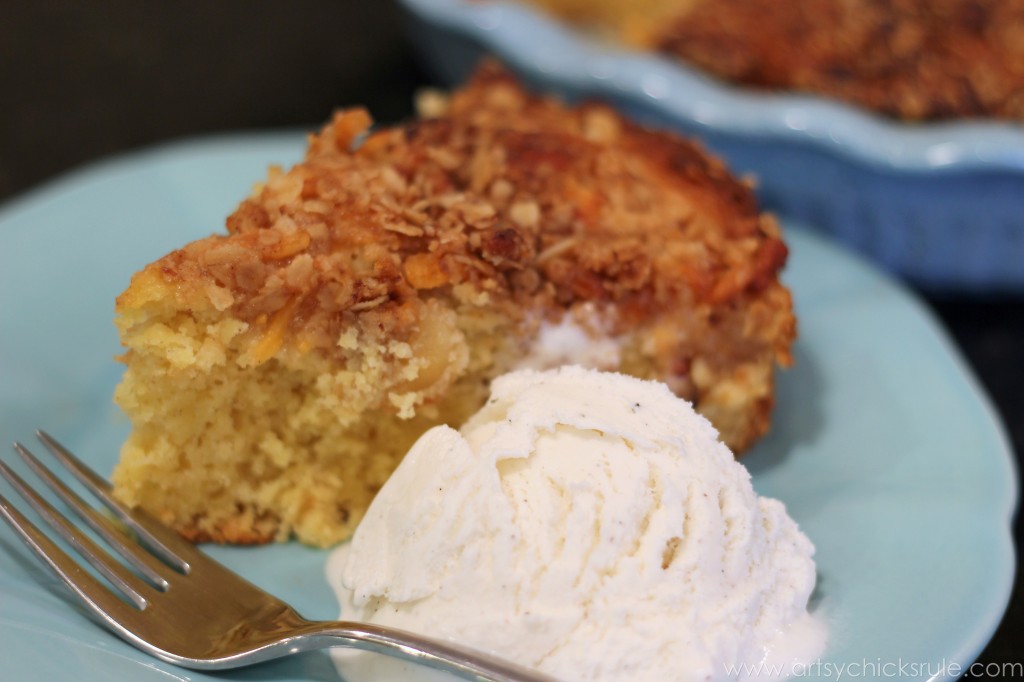 Dollar Store Dessert Challenge - Apple Chedder Spice Cake - 2