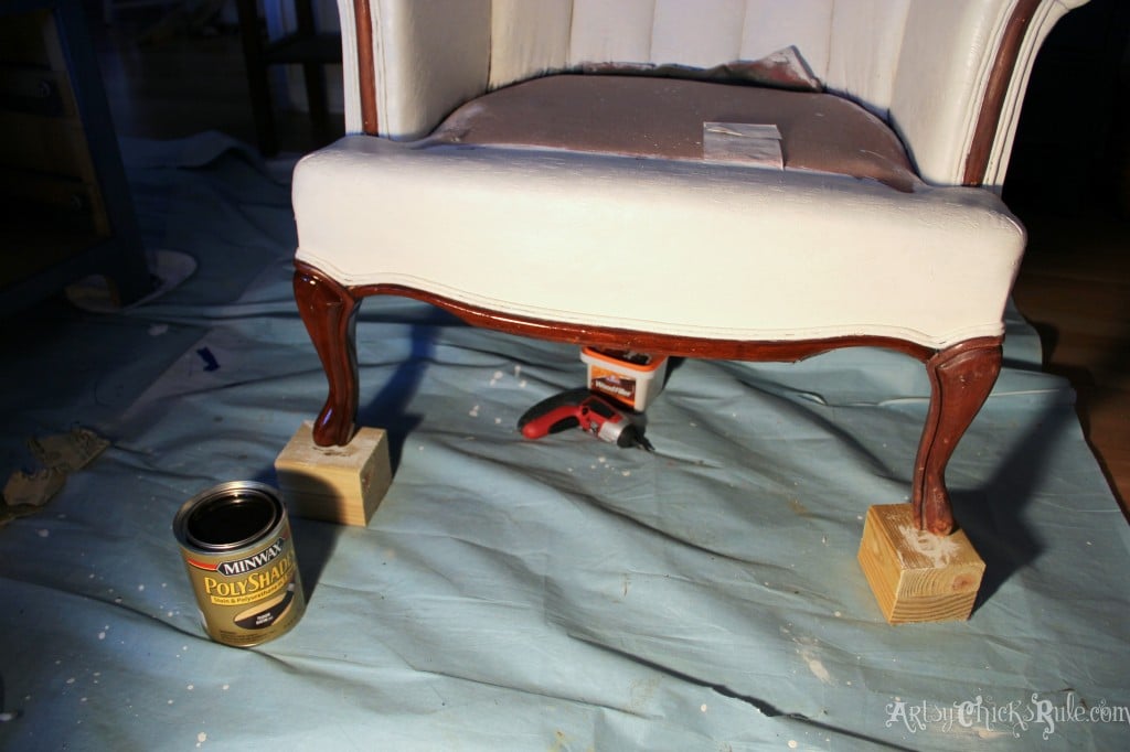 Thrifty Chair Makeover with Chalk Paint artsychicksrule.com #chalkpaint