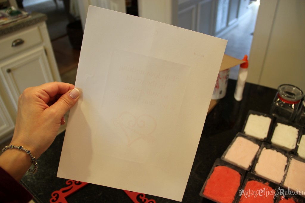 Simple & Fun Valentine's Day Craft - Printable (tips on cutting to fit)