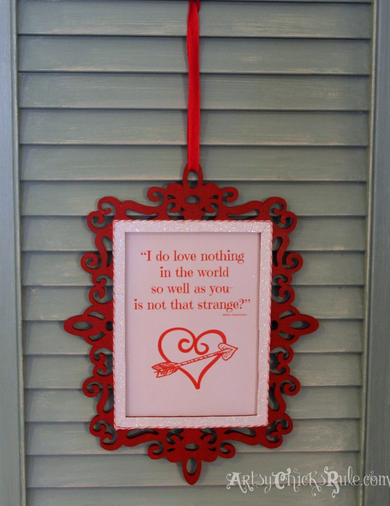 Simple & Fun Valentine's Day Craft - Finished