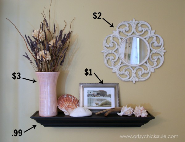 Styling and Decorating on a Budget - Wall Decor - artsychicksrule.com #thriftydecor #budgetdecor