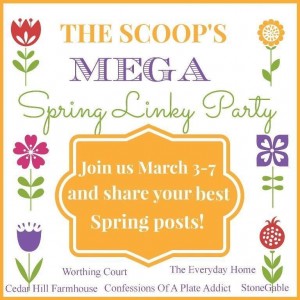 The Scoop's Mega Sprink Link Party Button