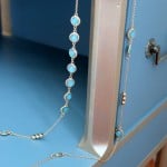 Turquoise and Gold Furniture Makeover